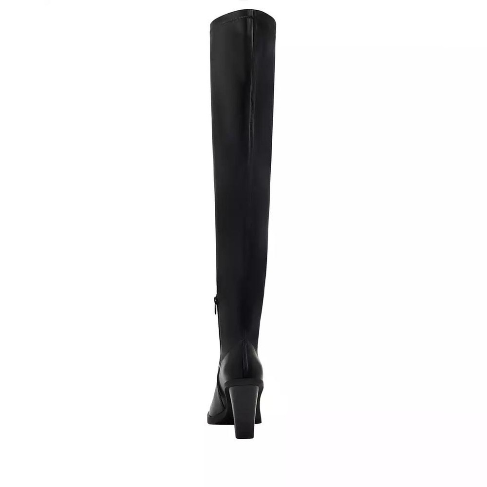 $168 NEW Katy Perry Citygurl Over The Knee Stretch Boots Black Western Boot 6 - Picture 4 of 8